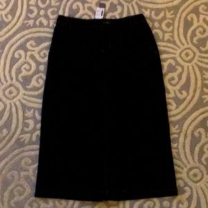 NWT Christopher & Banks Denim Skirt